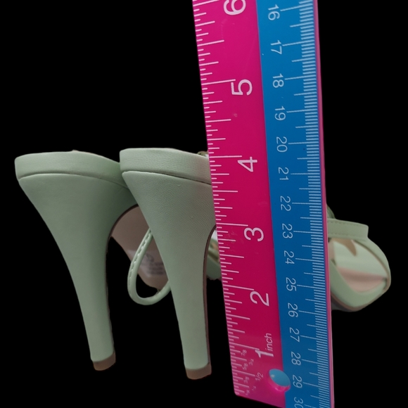Cityclassified Light Green Heel Dress Sandals Women's Size 7 1/2 NWT - Picture 5 of 10